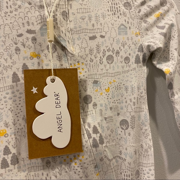 SOFT Bamboo Blend Footie Pajamas from Angel Dear - Picture 2 of 5